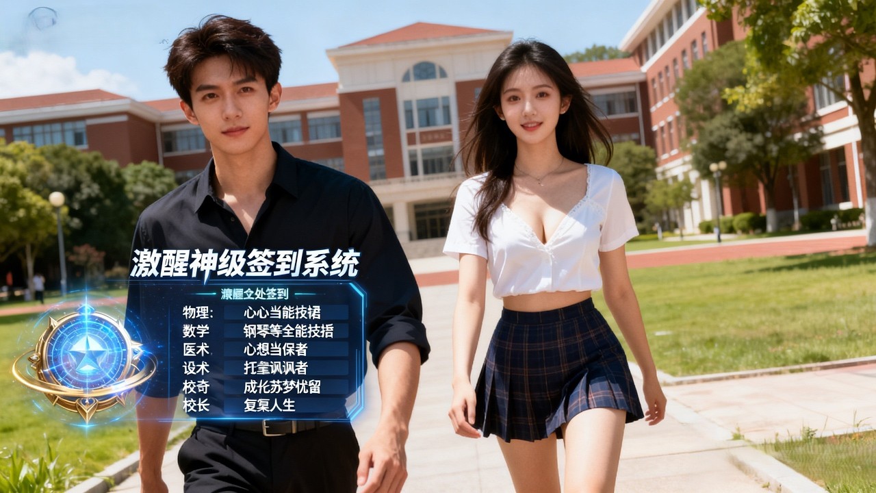 [Multi SUB] ｜平行世界穿越者，成为京华大学一名普通保安后意外觉醒神级签到系统，在校园各处签到便能解锁物理、数学、钢琴、医术、设计等全能技能！#剧能充电站 #MiniDrama#精彩大陆短剧