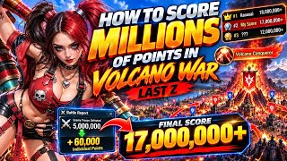 How to Score MILLIONS of Points in Volcano War Last Z