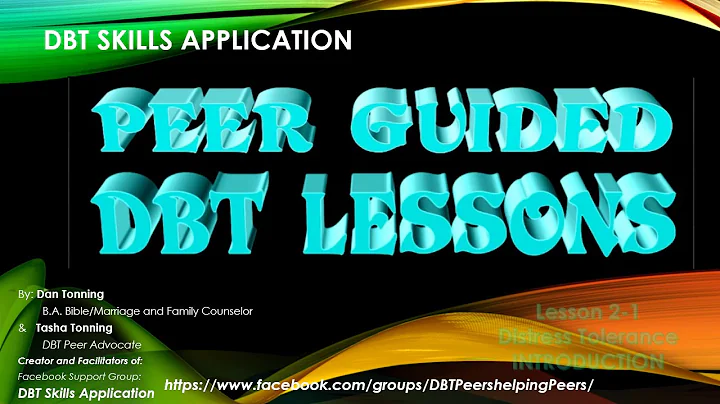 DBT Skills Application  2-1 Intro to Distress Tolerance