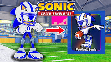 Amazing Update: Unlock Football Sonic FAST! (Sonic Speed Simulator)
