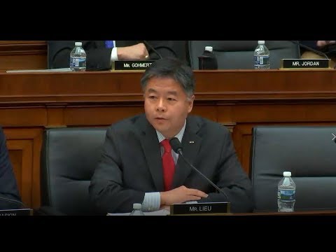 REP. LIEU REMARKS DURING HOUSE JUDICIARY HEARING ON HATE CRIMES AND THE RISE OF WHITE NATIONALISM