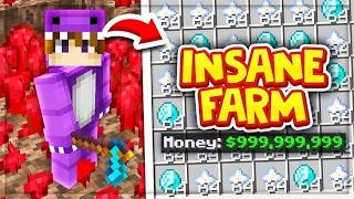 RICHEST NEW MONEY FARM MAKES TRILLIONS on MINECRAFT GENS SERVER! | New Minecraft Tycoon Gens Server