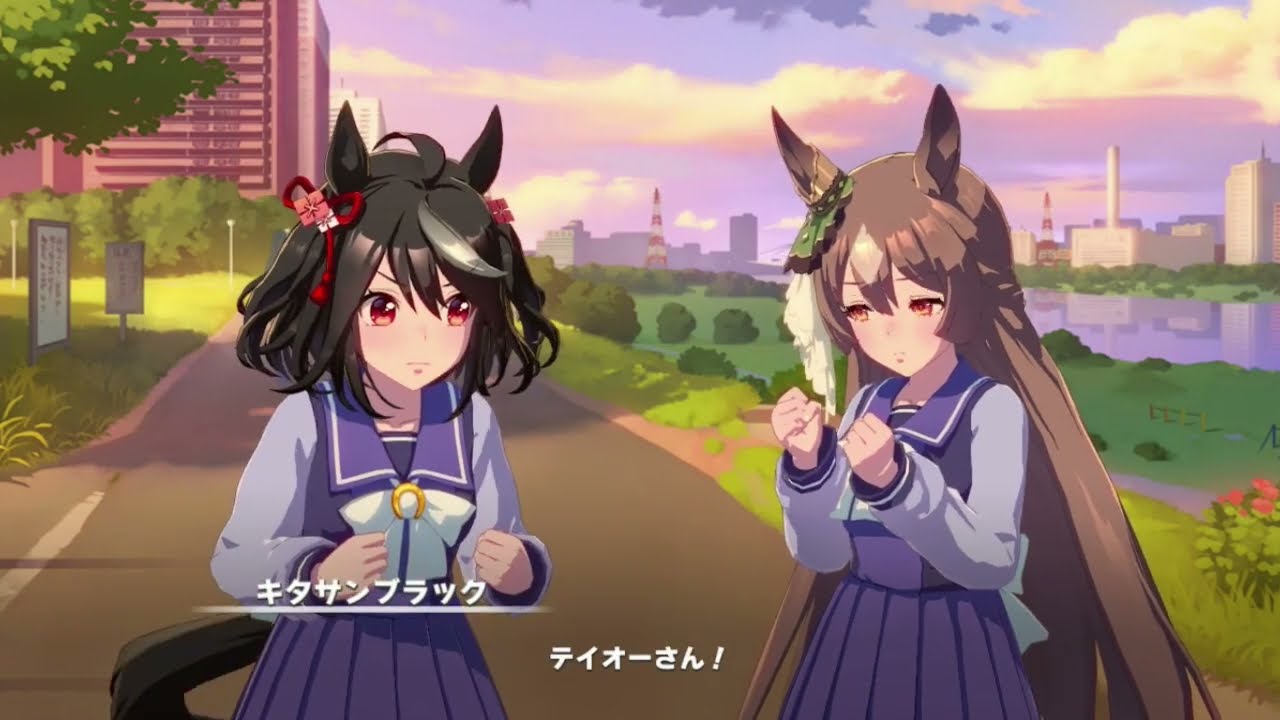 む！」喧嘩するキタサンブラックとサトノダイヤモンドが尊くて可愛い