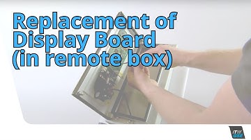 x400 Replacement of Display Board (in remote box)