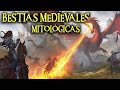 BESTIAS MEDIEVALES MITOLÓGICAS - Dragones, vampiros, demonios, fantasmas, sirenas y otros monstruos