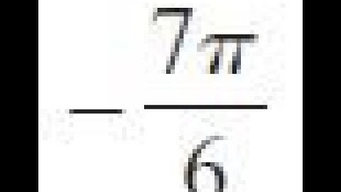 Find the reference angle for -7pi/6