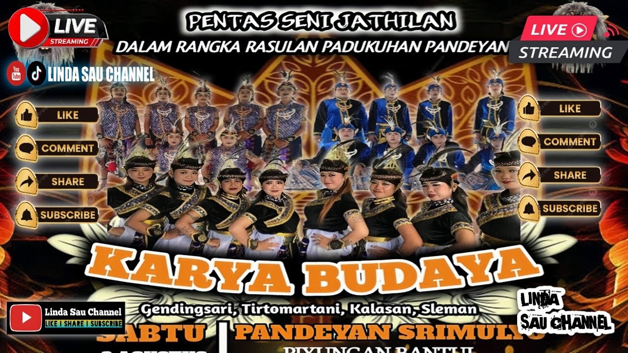 🔴#Live streaming jathilan Hari ini KARYA BUDAYA • Pandeyan, Srimulyo, Piyungan, Bantul