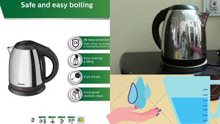 Philips HD9303/02 1.2-Litre Electric Kettle | unboxing + how to use
