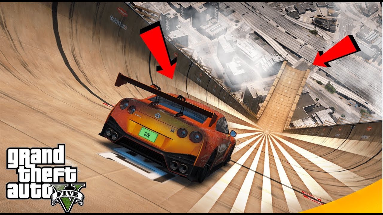 GTA 5 GTR VS SUPER RAMP !!! YouTube