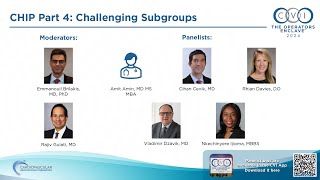 Details Coronary S8 - CHIP Part 4 - Challenging Subgroups - CVI 2024 Update