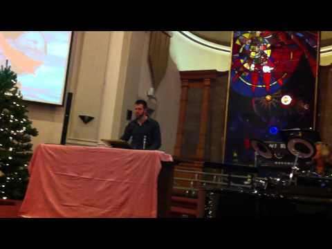 Scott McGlothlen speaking on World AIDS Day