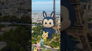 Labubu Eifel Tower #labubu #labubuviral #labubulife #toys #game #trend #shorts #funny