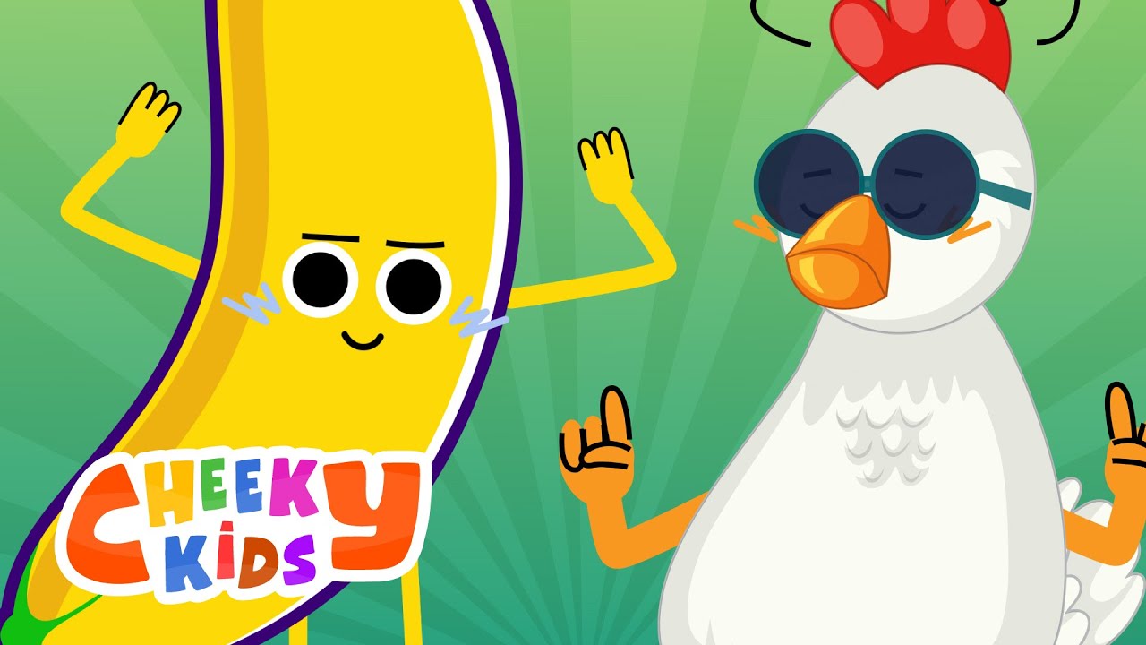 Chicken Banana Song Remix | Funny Dance Song for Kids by Cheeky Kids # ...