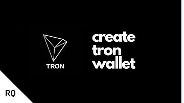 How to Create Tron Wallet ?