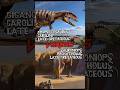 Giganotosaurus vs Sauroniops #dinosaur #paleontology #vsedit