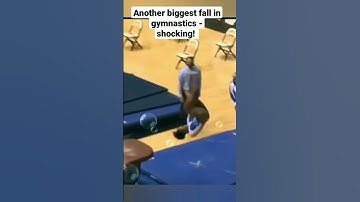 Another shocking fail in gymnastics #shorts #funny #video #shocking