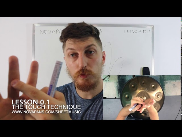 The Touch Technique | Lesson 0.1 | Handpan Lessons | NovaPans Handpans