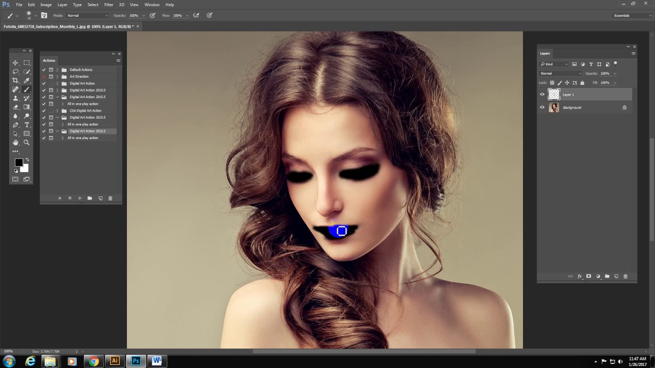 How to usage Digital Art Action - YouTube