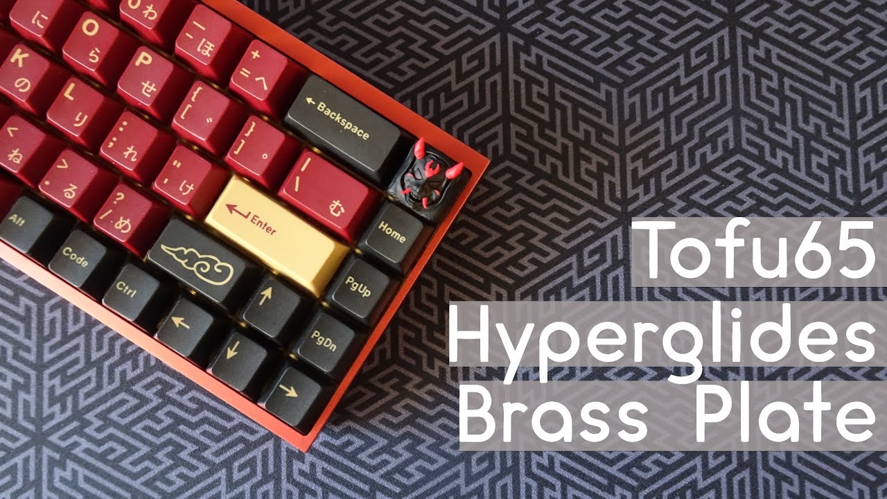 Tofu65 with stock Cherry MX Black (Hyperglide) Sound Test