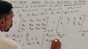 Matrix Class 12 (K C SINHA)|EX-5.1 Q-N-6 to11|Solution of KC Sinha Class 12