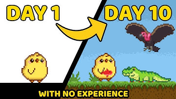 DAY 1 to 10 of Making a Game with No experience at ALL