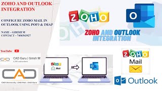 How to Configure ZOHO Mail in Outlook using POP3 and IMAP|How to Integrate Outlook with ZOHO