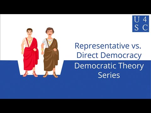 Representative vs. Direct Democracy: Power of the People - Democratic Theory Series  | Academy 4...