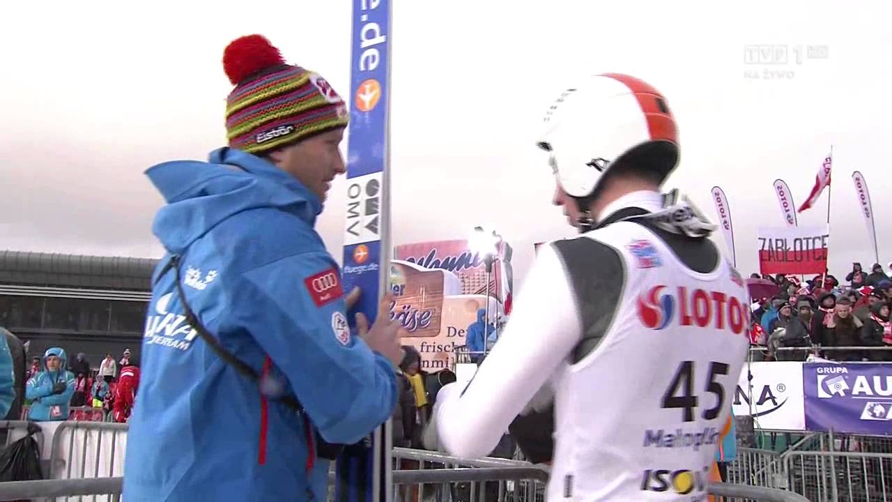 Zakopane 2014- Thomas Diethard and Andreas  Welinger cancel Jump