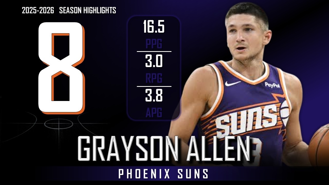 Grayson Allen || 2025-2026 Phoenix Suns Highlights