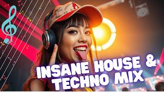 Download Lagu INSANE HOUSE \u0026 TECHNO MIX | NONSTOP PARTY EDM ENERGY | DUY PRO AI MUSIC MP3