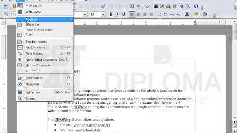 Hide toolbar Fontwork and display toolbar Form Design.