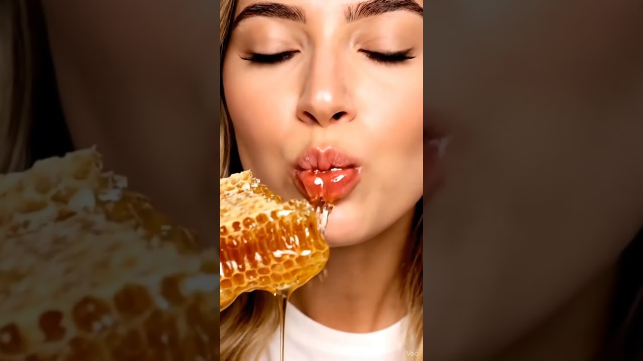 ASMR | Sticky & Crunchy Honeycomb Eating 🍯 | 