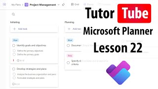 Microsoft Planner - Lesson 22 - Choosing Project Background