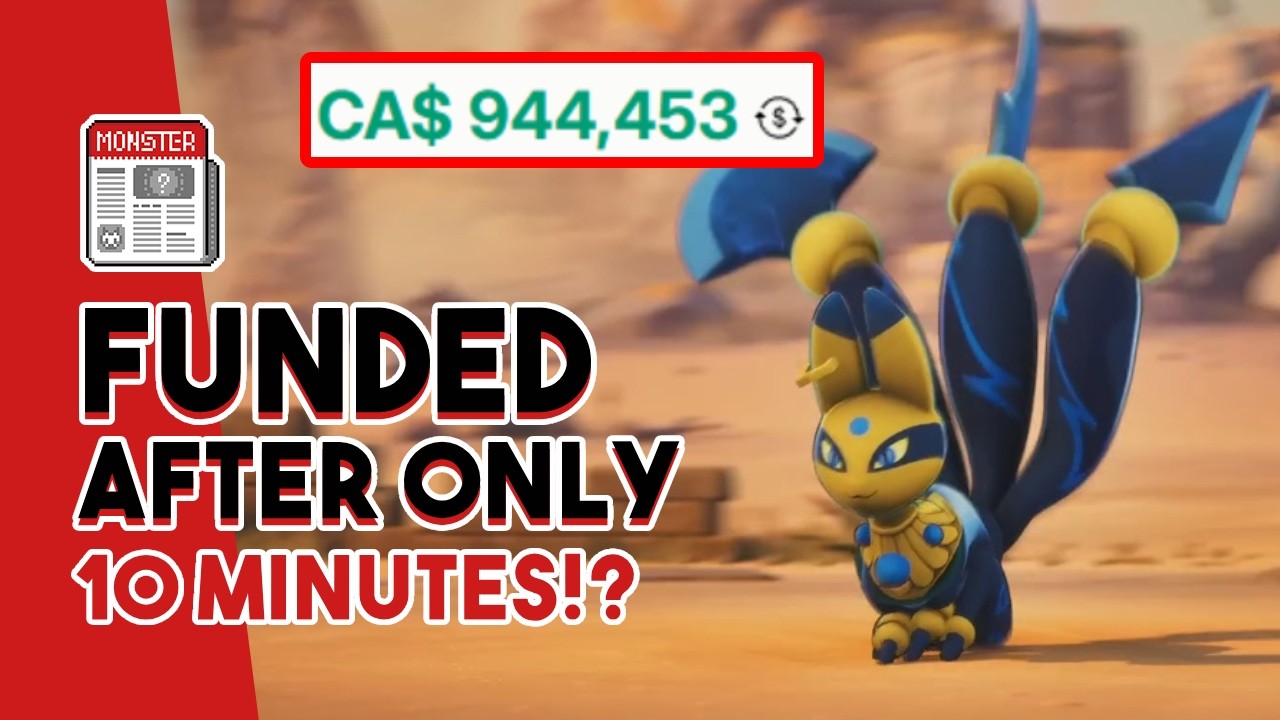 Новая игра по приручению монстров была профинансирована за 10 минут!? | Прекрасная долина Неоран