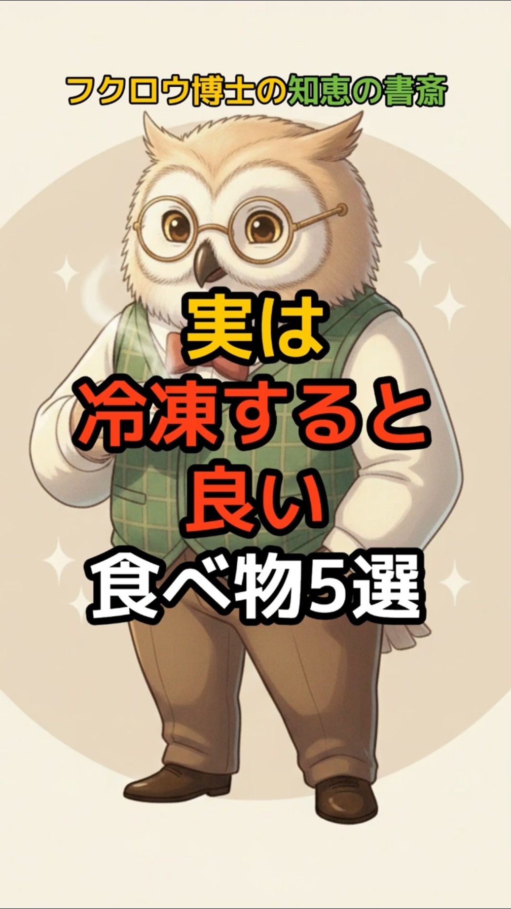 フクロウ博士ページ 5 Foods You Should Actually Be Freezing #Health #Nutrition #Trivia