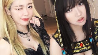 the most chaotic halloween duo