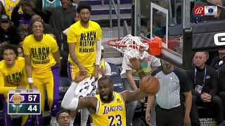 LEBRON JAMES WITH THREE VICIOUS SLAMS 😱