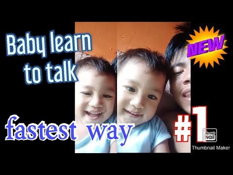 How to teach your baby to talk;Steps to talk the baby faster - YouTube