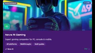Nova AI Gaming : Expert gaming companion for PC, console & mobile
