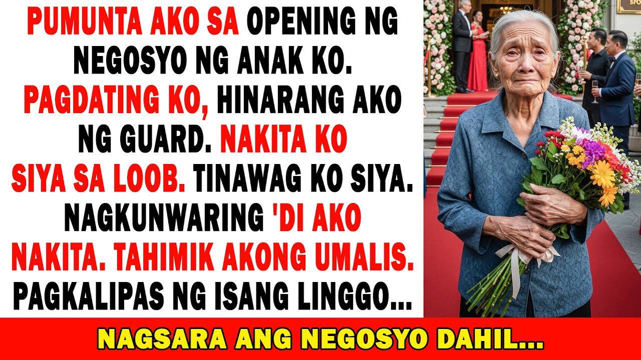 😔 Pumunta Ako Sa Opening Ng Anak Ko, Pero Nagkunwari Siyang ’Di Ako Nakita… 💔 Isang Linggo… 😱