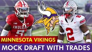 🚨ALERT 🚨 FULL 7-Round Minnesota Vikings Mock Draft With A MAJOR TRADE!