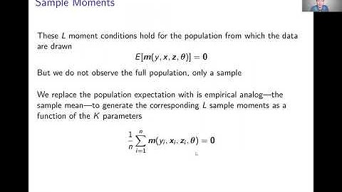 Week 8: Generalized Method of Moments | Video 4: GMM Estimator