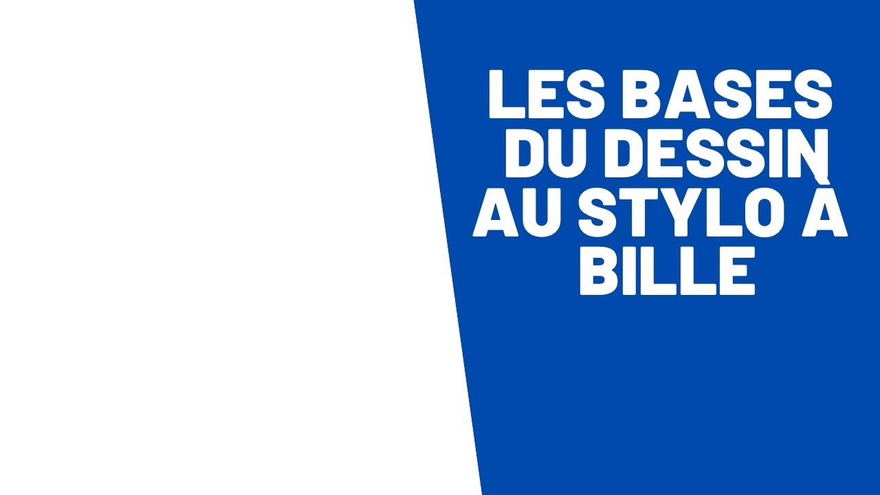 Comment dessiner au stylo | 7 choses à connaître pour débutants