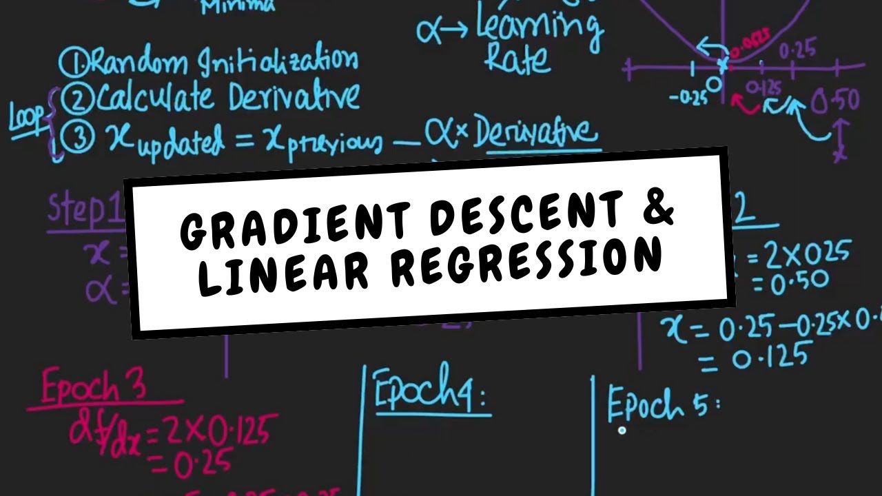 Week 4 Lesson 1 Gradient Descent and Linear Regression - YouTube