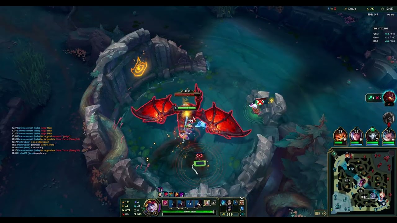 Briar Jungle vs Warwick | 9/3/6 | +26LP | Silver IV 80LP