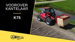 K75 Voorover kistenkantelaar | Forward tipping box rotator