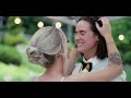 Brooke + Micah | our boho/backyard lesbian wedding