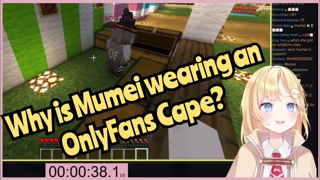 Why is Mumei wearing an OnlyFans cape? - YouTube