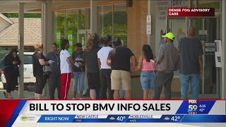 Bill to stop BMV Info Sales