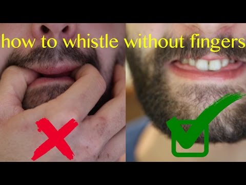 How to whistle without fingers